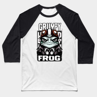 Grumpy Frog Baseball T-Shirt